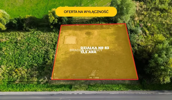 Działka inwestycyjna Łuczyce