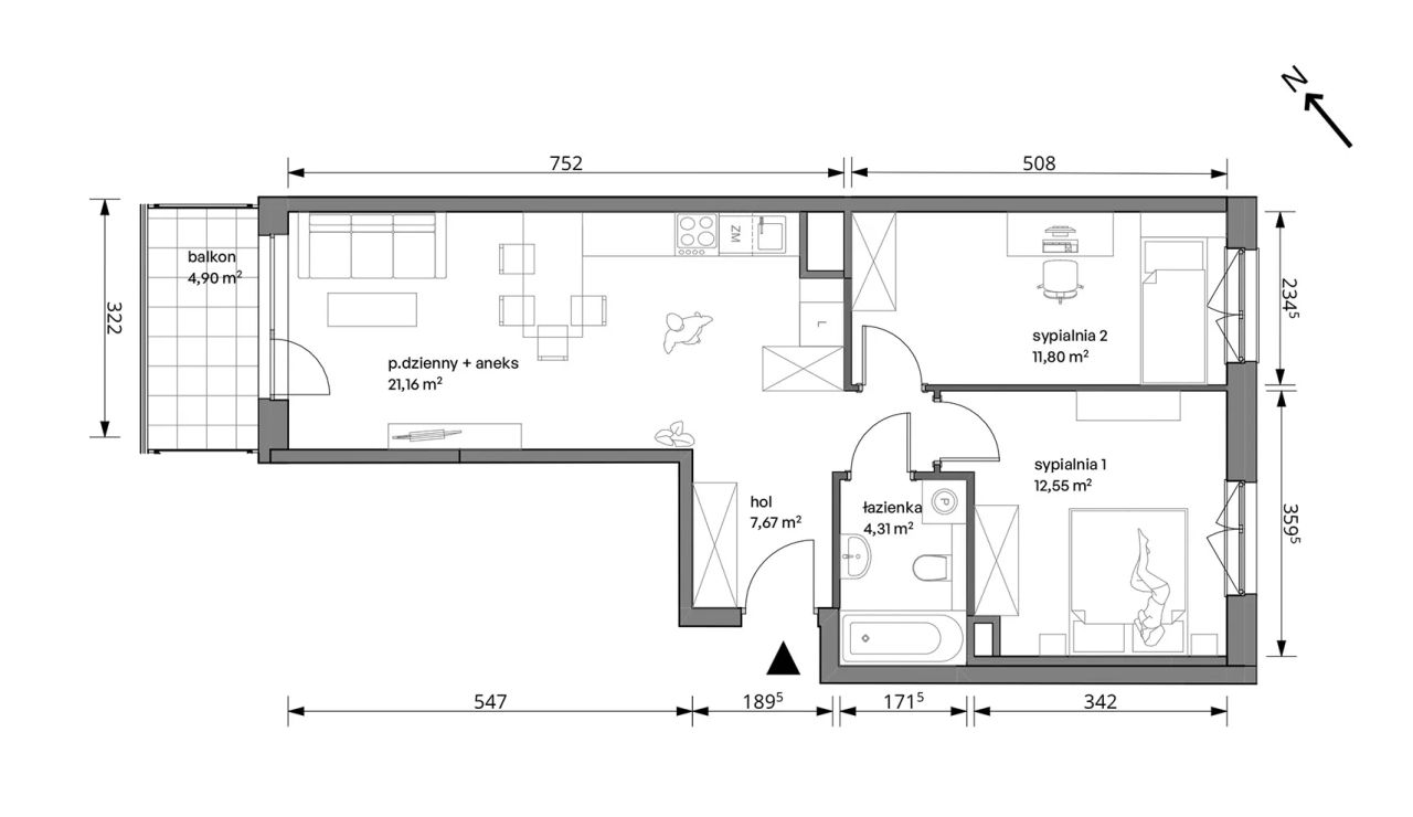 Mieszkanie 3-pokojowe Warszawa Włochy, ul. Trzcinowa. Zdjęcie 7