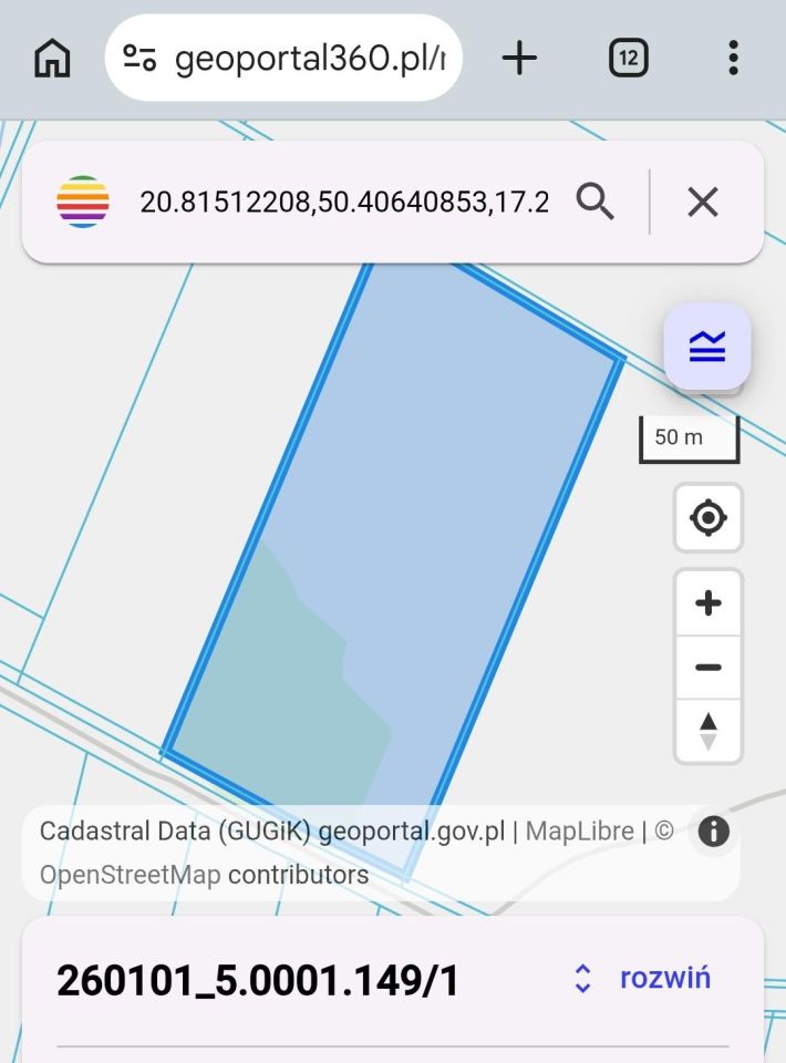 Działka rolna Baranów. Zdjęcie 1