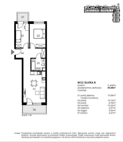 Mieszkanie 3-pokojowe Koszalin, ul. Wenedów. Zdjęcie 6