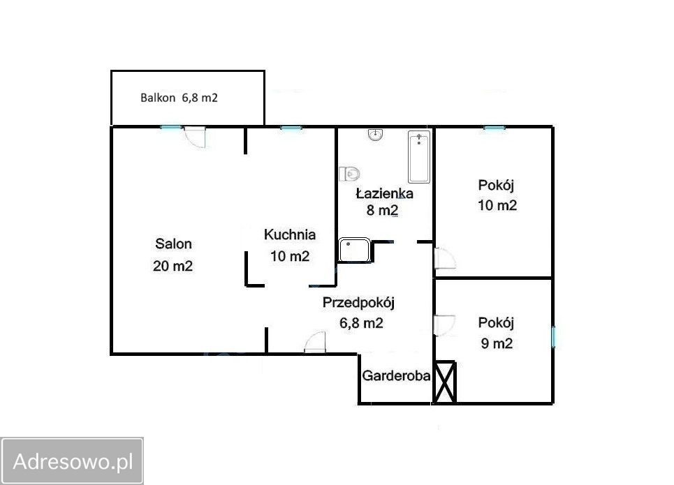 Mieszkanie 3-pokojowe Warszawa Targówek, ul. Turmoncka. Zdjęcie 5