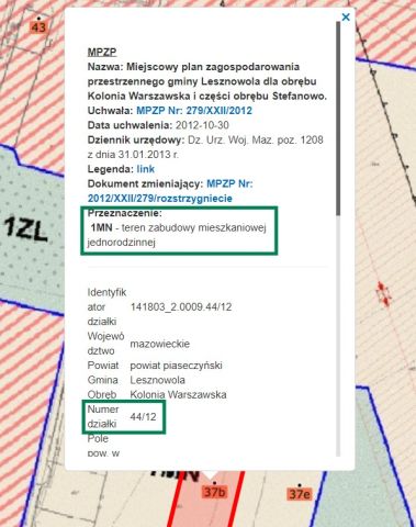 Działka budowlana Kolonia Warszawska, ul. Ułanów. Zdjęcie 6