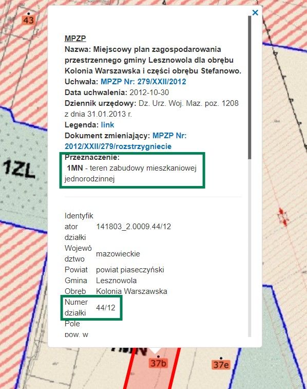 Działka budowlana Kolonia Warszawska, ul. Ułanów. Zdjęcie 6