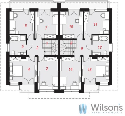 bliźniak, 4 pokoje Głosków. Zdjęcie 6