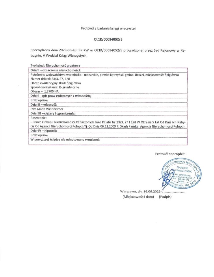 Działka budowlana Śpiglówka. Zdjęcie 5