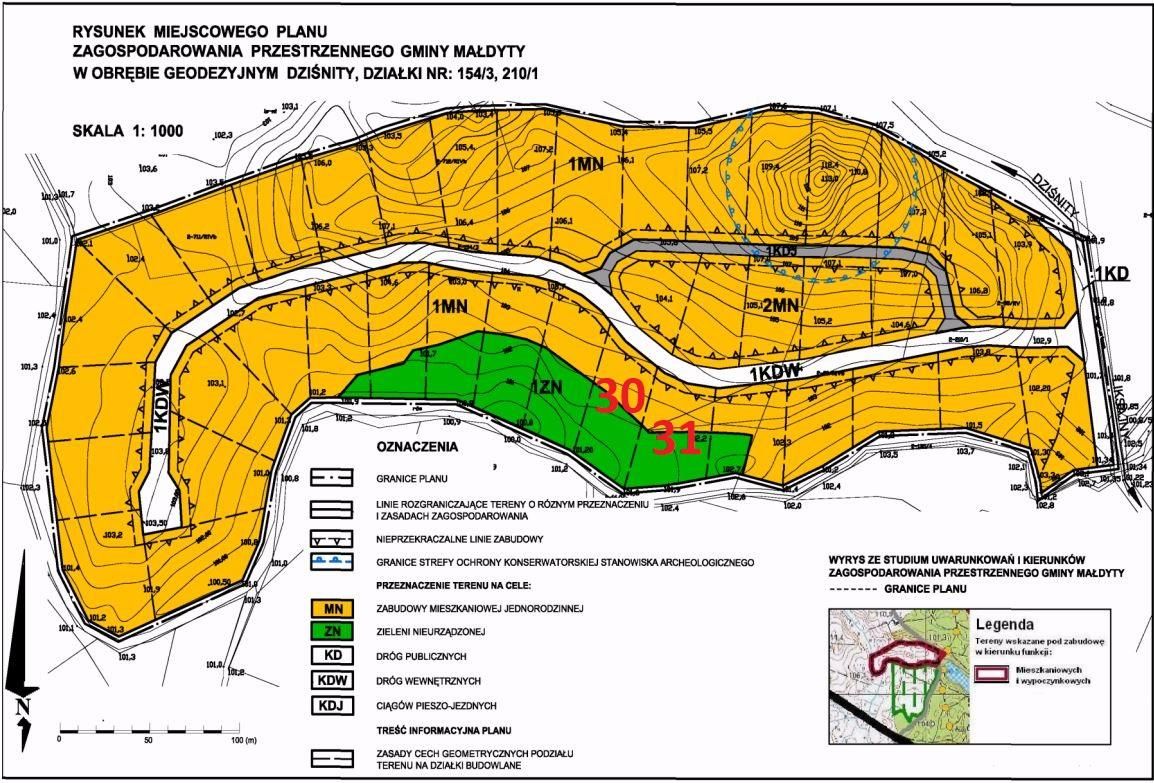 Działka budowlana Dziśnity. Zdjęcie 4