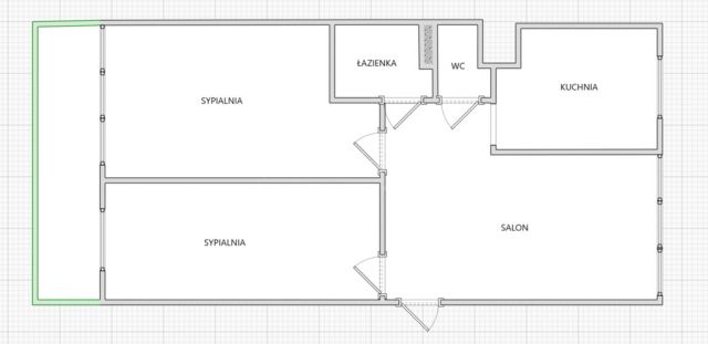 Mieszkanie 3-pokojowe Wrocław Popowice, ul. Bystrzycka. Zdjęcie 12