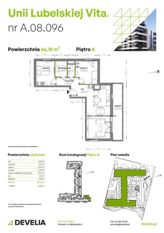 Mieszkanie 3-pokojowe Poznań Starołęka, ul. Unii Lubelskiej. Zdjęcie 7