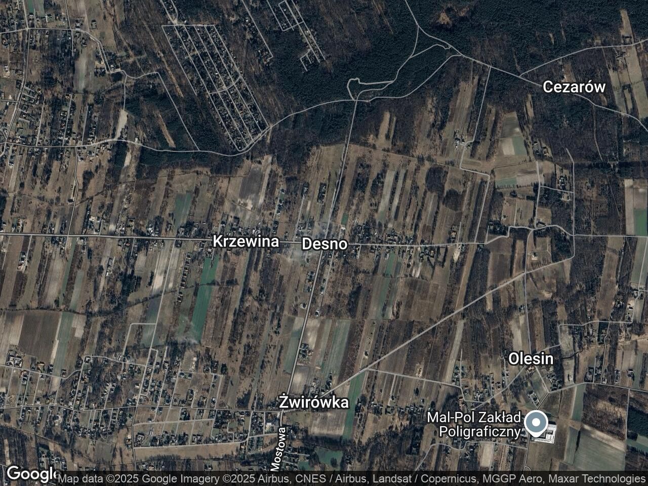 Działka budowlana Desno