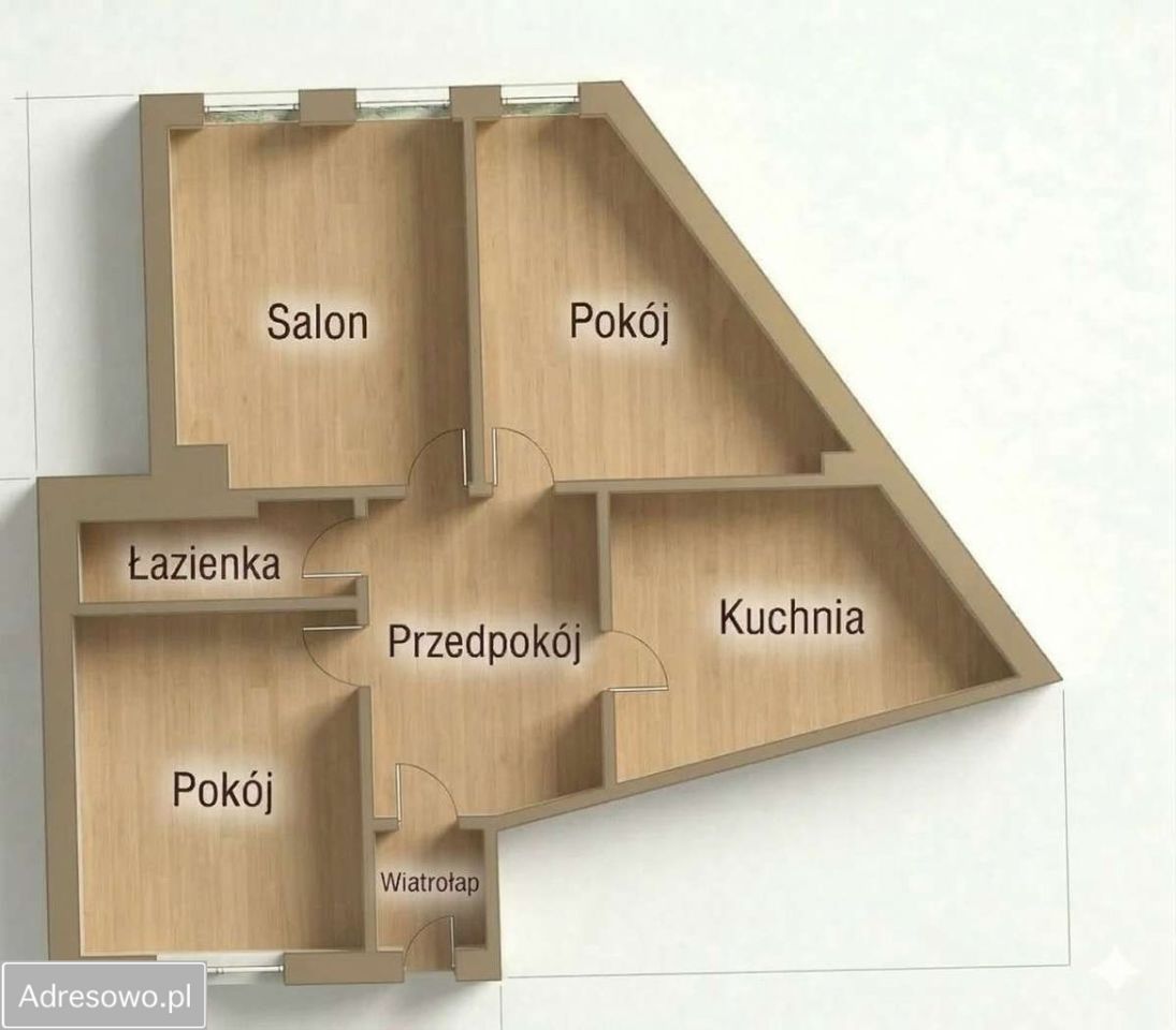 Mieszkanie 3-pokojowe Wejherowo Centrum, ul. św. Jacka. Zdjęcie 6