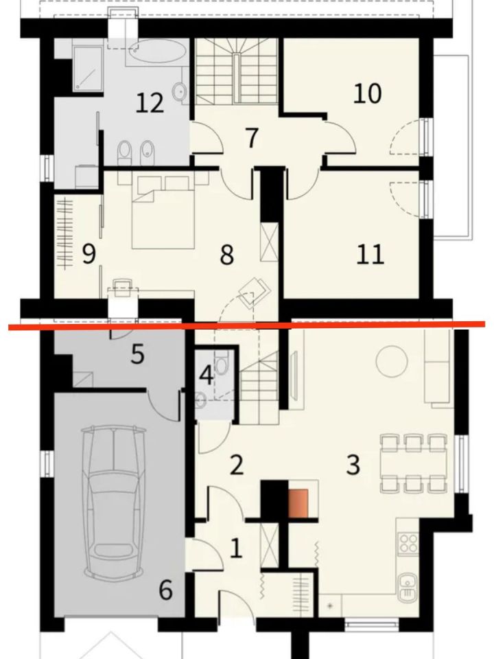 dom wolnostojący Komorowo. Zdjęcie 4