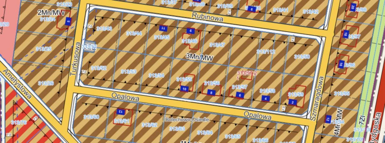 Działka budowlana Bolechowo-Osiedle, ul. Opalowa. Zdjęcie 2