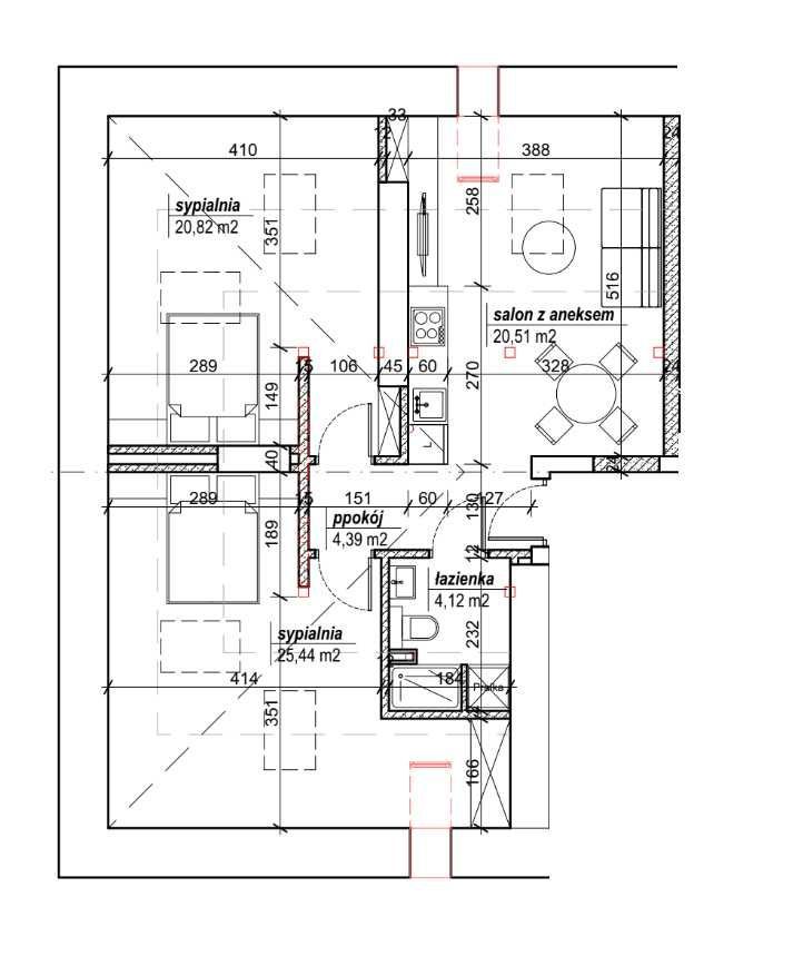 Mieszkanie 2-pokojowe Zamość. Zdjęcie 4