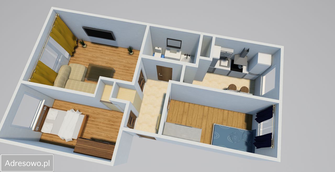 Mieszkanie 3-pokojowe Rzepin, ul. Bolesława Chrobrego. Zdjęcie 19