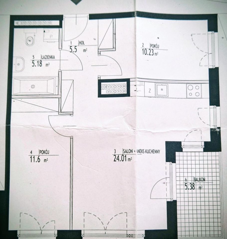 Mieszkanie 3-pokojowe Ząbki Centrum, ul. Powstańców. Zdjęcie 11