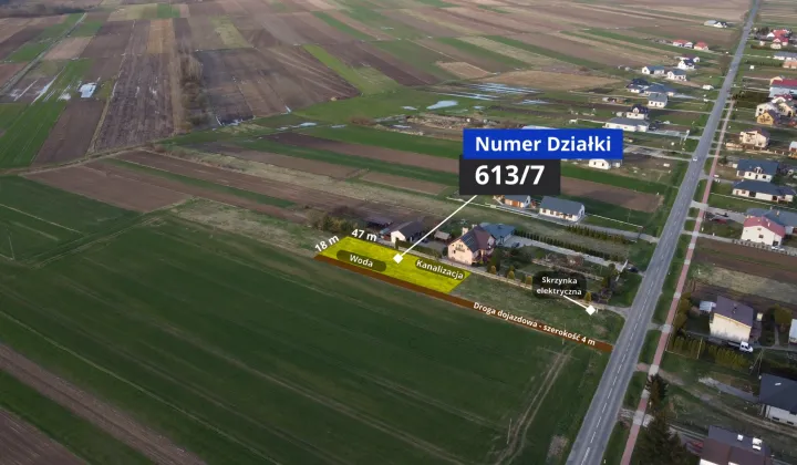 Działka budowlana Młodów, ul. Tadeusza Kościuszki