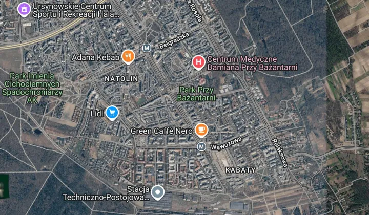 Mieszkanie 1-pokojowe Warszawa Kabaty, al. Komisji Edukacji Narodowej