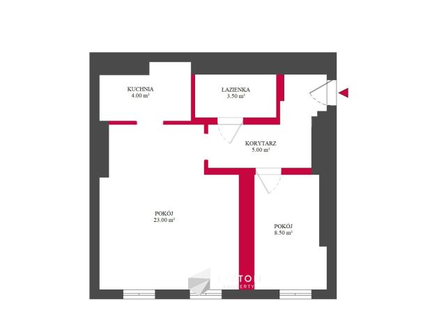 Mieszkanie 2-pokojowe Wrocław Śródmieście, ul. Mikołaja Reja. Zdjęcie 15