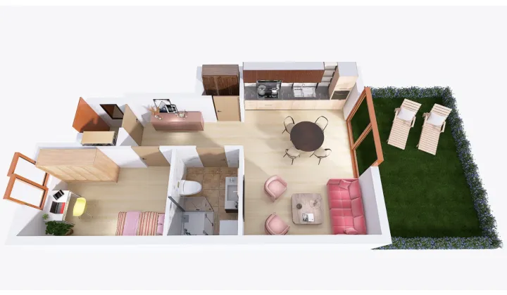 Mieszkanie 2-pokojowe Pruszków Bąki, ul. Ignacego Jana Paderewskiego