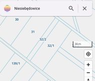 Działka rolna Niesiebędowice