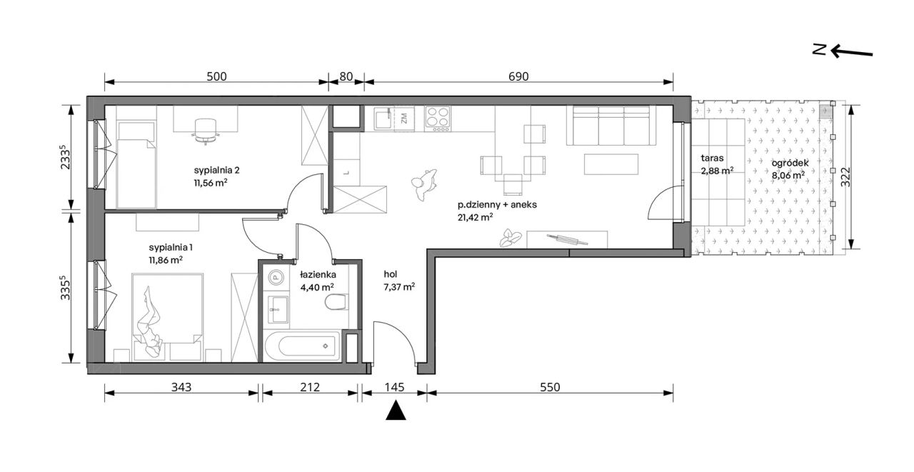 Mieszkanie 3-pokojowe Warszawa Włochy, ul. Trzcinowa. Zdjęcie 7