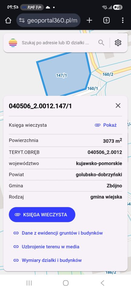 Działka budowlana Wielgie. Zdjęcie 7