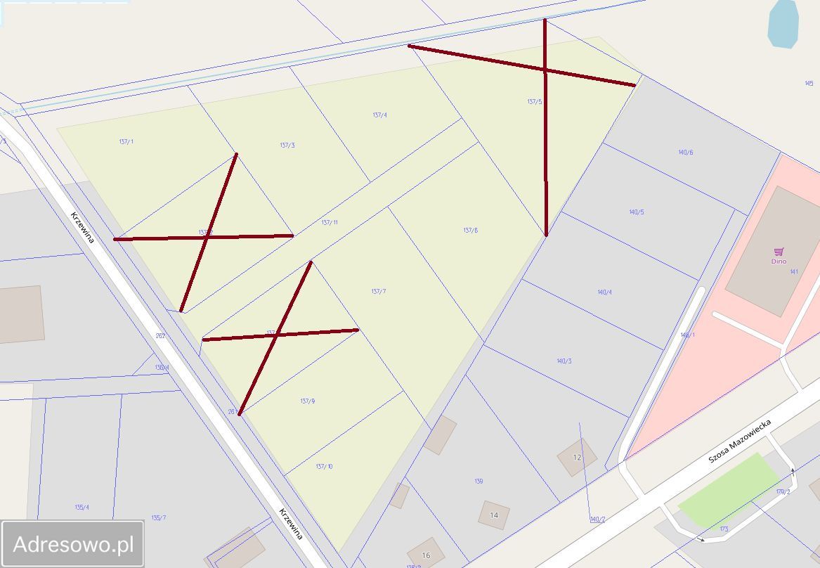 Działka budowlana Sokoły, ul. Krzewina. Zdjęcie 2