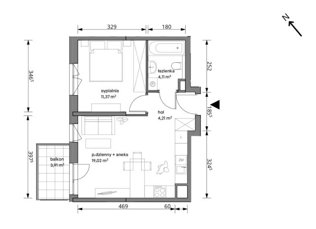 Mieszkanie 2-pokojowe Warszawa Włochy, ul. Trzcinowa. Zdjęcie 7