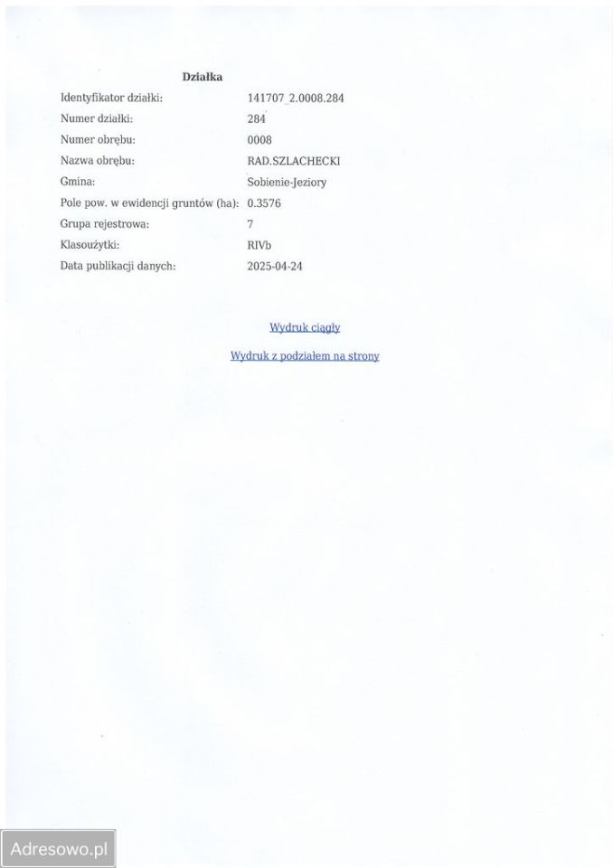 Działka budowlana Radwanków Szlachecki. Zdjęcie 6