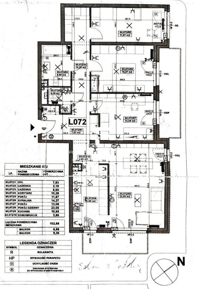 Mieszkanie 4-pokojowe Poznań Grunwald, os. Jagiellońskie. Zdjęcie 20