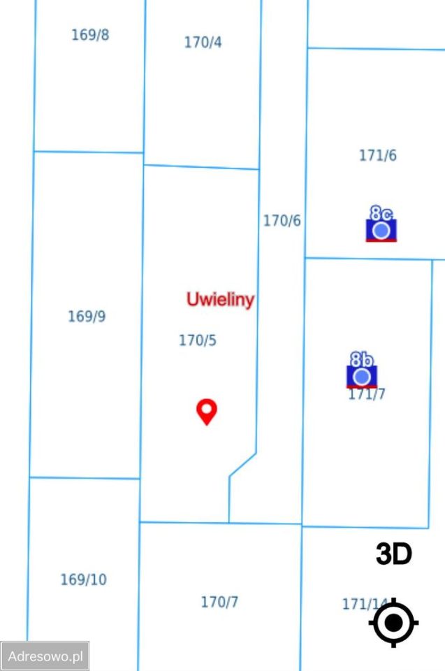 Działka budowlana Uwieliny. Zdjęcie 3