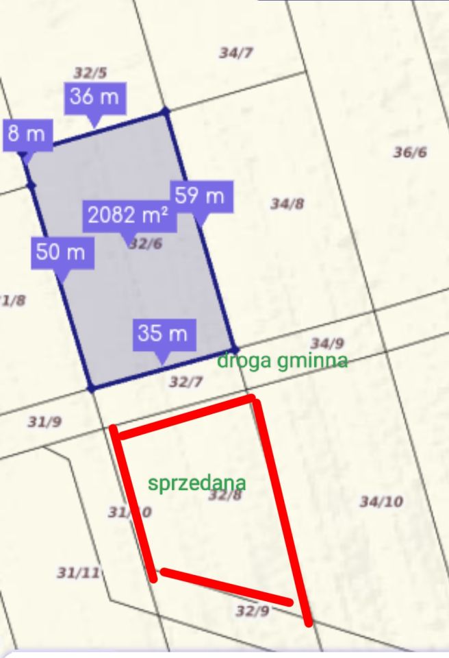 Działka budowlana Jedlicze B