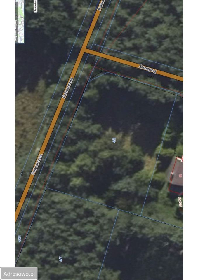 Działka rekreacyjna Adamów-Parcel, ul. Podkowy. Zdjęcie 3