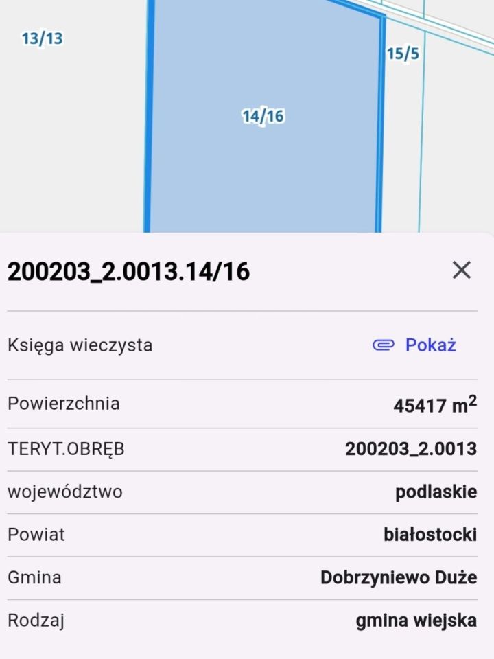 Działka rolna Nowosiółki. Zdjęcie 3