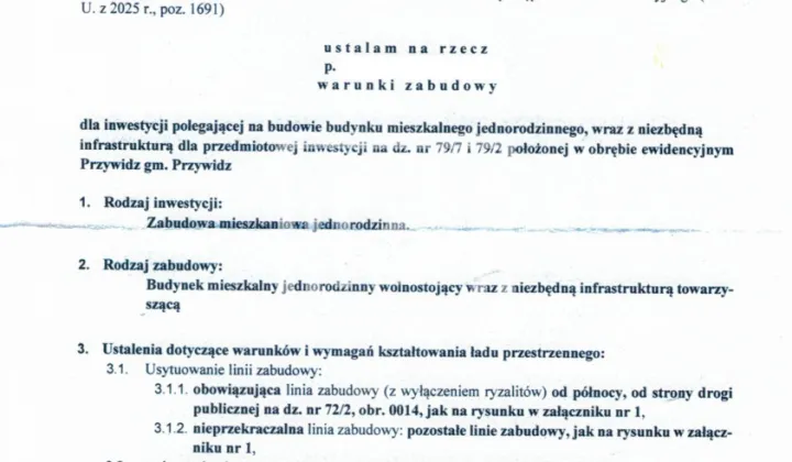 Działka budowlana Gromadzin