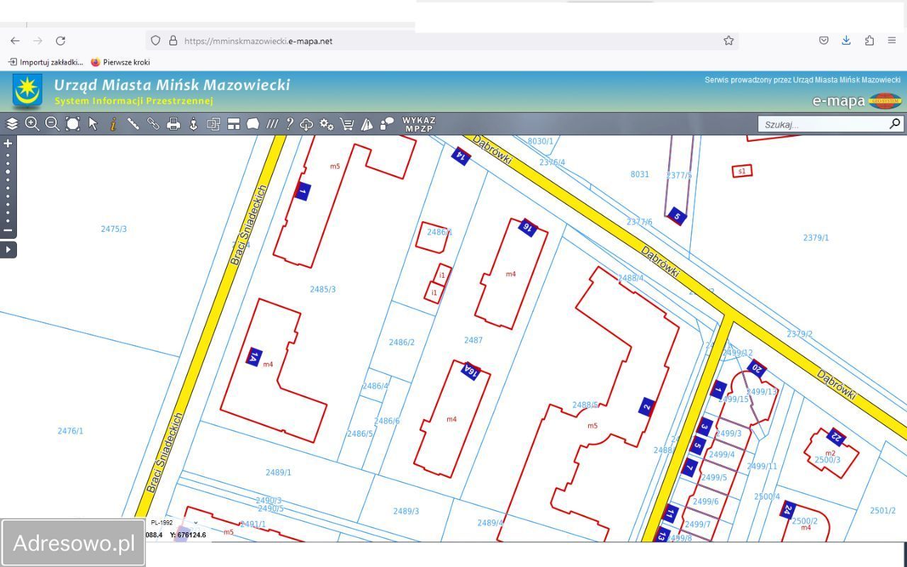 Działka budowlana Mińsk Mazowiecki, ul. Dąbrówki
