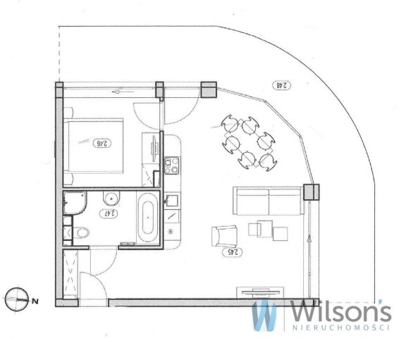 Mieszkanie 2-pokojowe Stegna, ul. Brzozowa. Zdjęcie 8