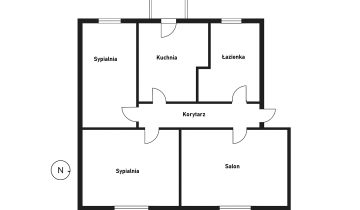 Mieszkanie 3-pokojowe Słupsk Centrum, ul. Stanisława Małachowskiego