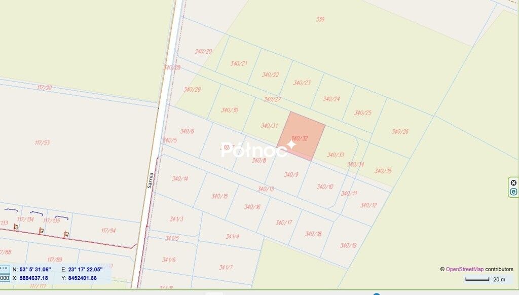 Działka budowlana Kuriany. Zdjęcie 2