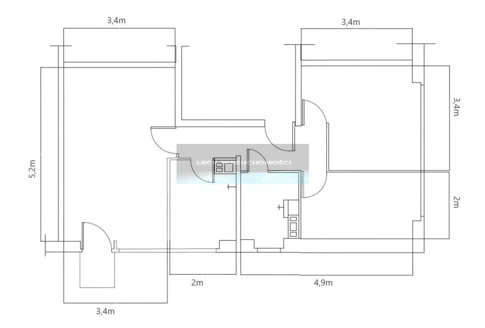 Mieszkanie 3-pokojowe Warszawa Bielany, ul. Jana Kochanowskiego. Zdjęcie 8