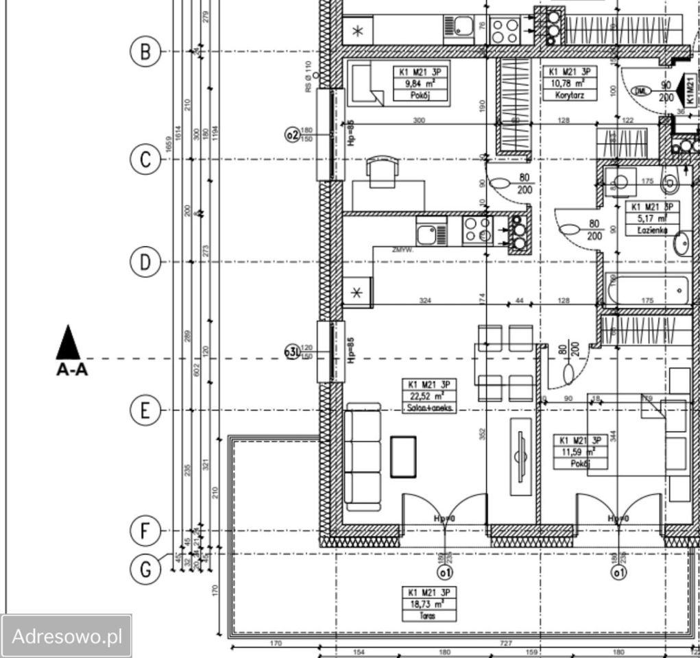Mieszkanie 3-pokojowe Ciechanów, ul. Miła. Zdjęcie 9