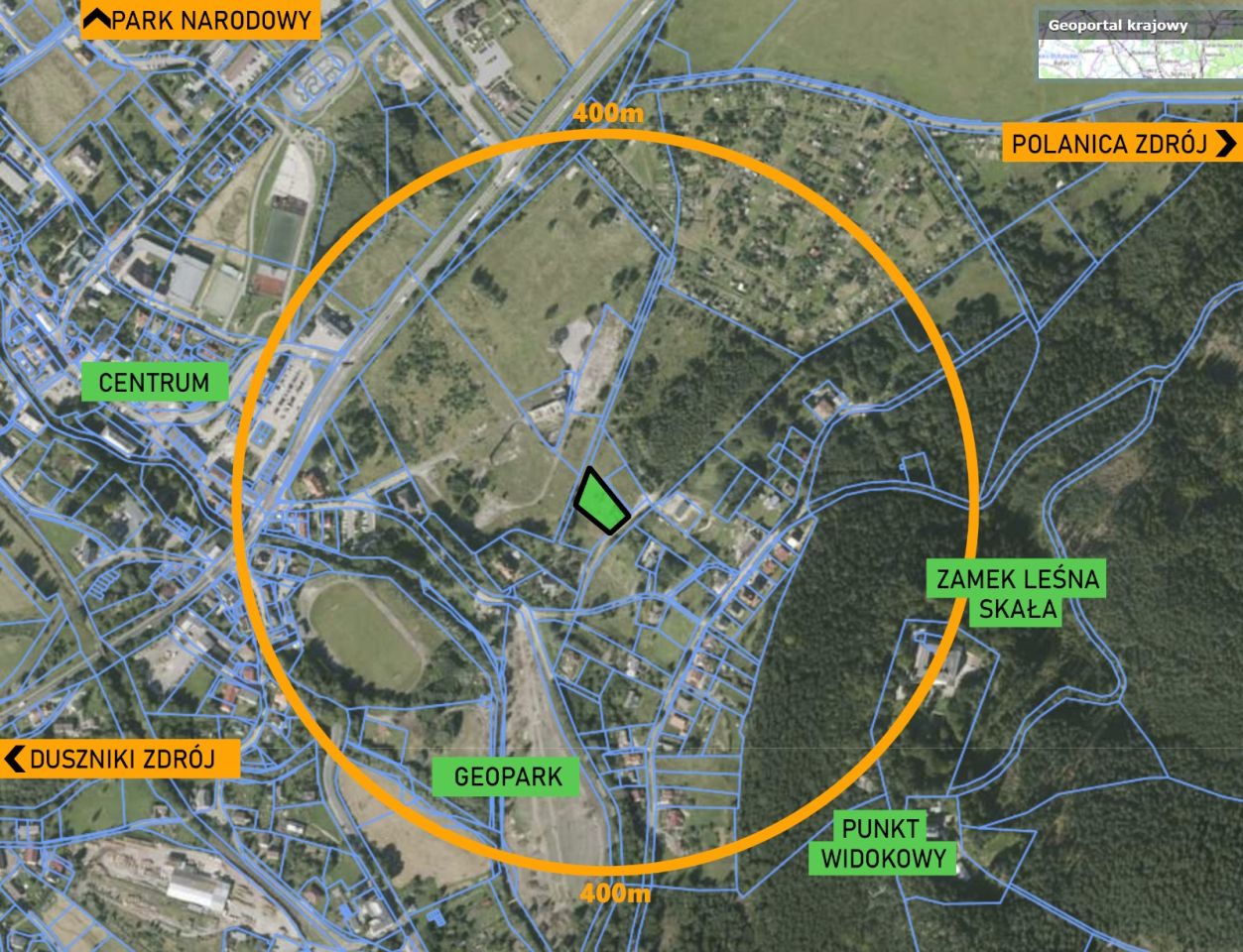 Działka budowlana Szczytna Szczytnik, ul. Podzamcze. Zdjęcie 7