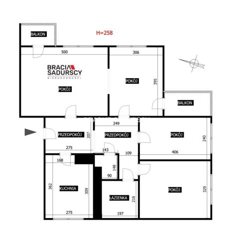 Mieszkanie 4-pokojowe Kraków Podgórze, ul. Myśliwska. Zdjęcie 18