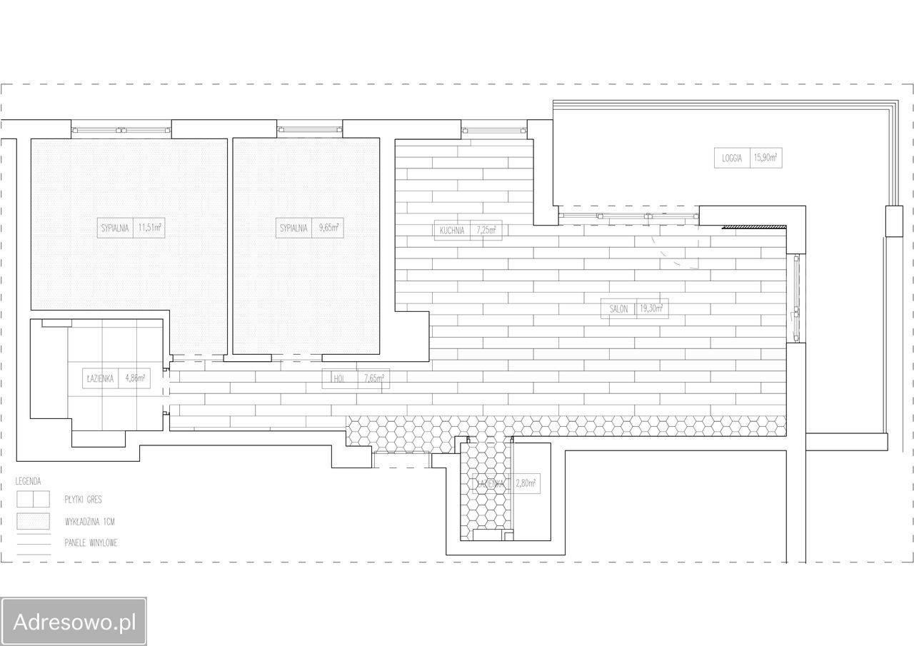 Mieszkanie 3-pokojowe Warszawa Ursynów, ul. Kłobucka. Zdjęcie 14