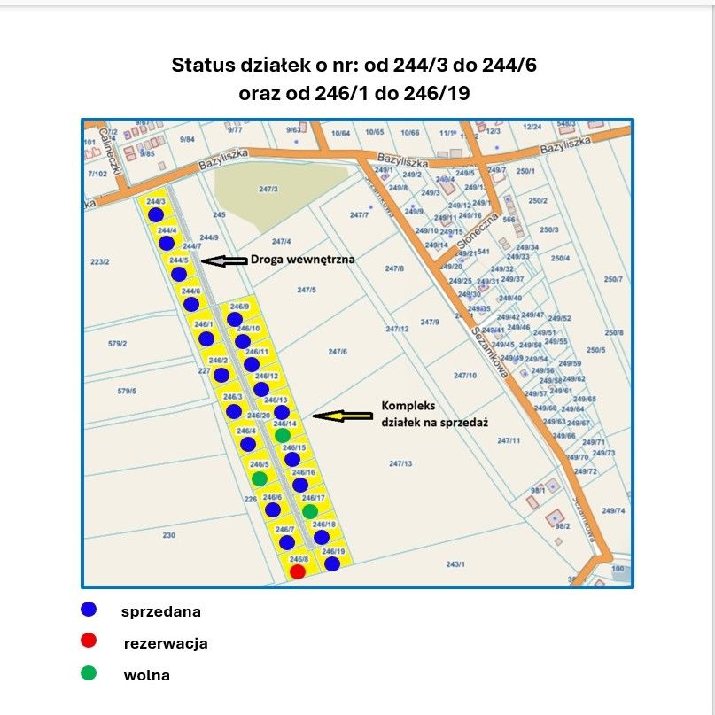 Działka rolna Rusinowo, ul. Bazyliszka. Zdjęcie 2