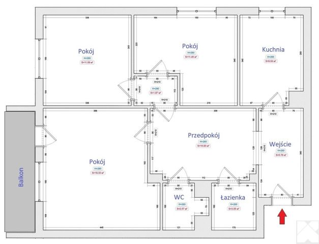 Mieszkanie 3-pokojowe Przemyśl, ul. Generała Władysława Sikorskiego. Zdjęcie 16