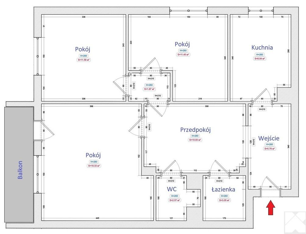 Mieszkanie 3-pokojowe Przemyśl, ul. Generała Władysława Sikorskiego. Zdjęcie 16