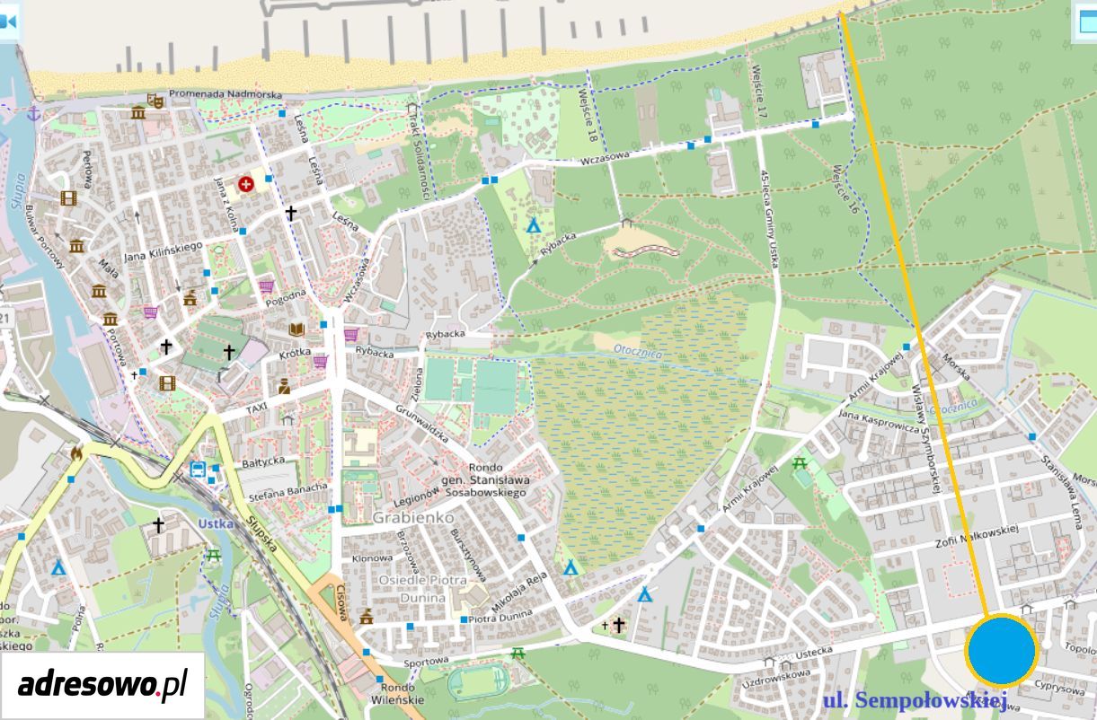 Działka budowlana Ustka, ul. Stefanii Sempołowskiej. Zdjęcie 3