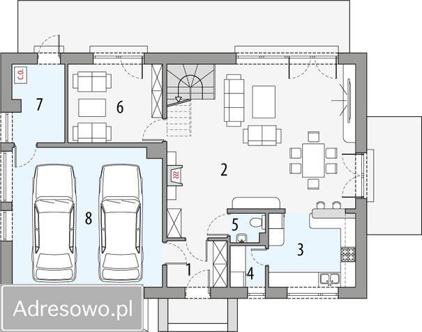 dom wolnostojący, 5 pokoi Pęgów. Zdjęcie 9