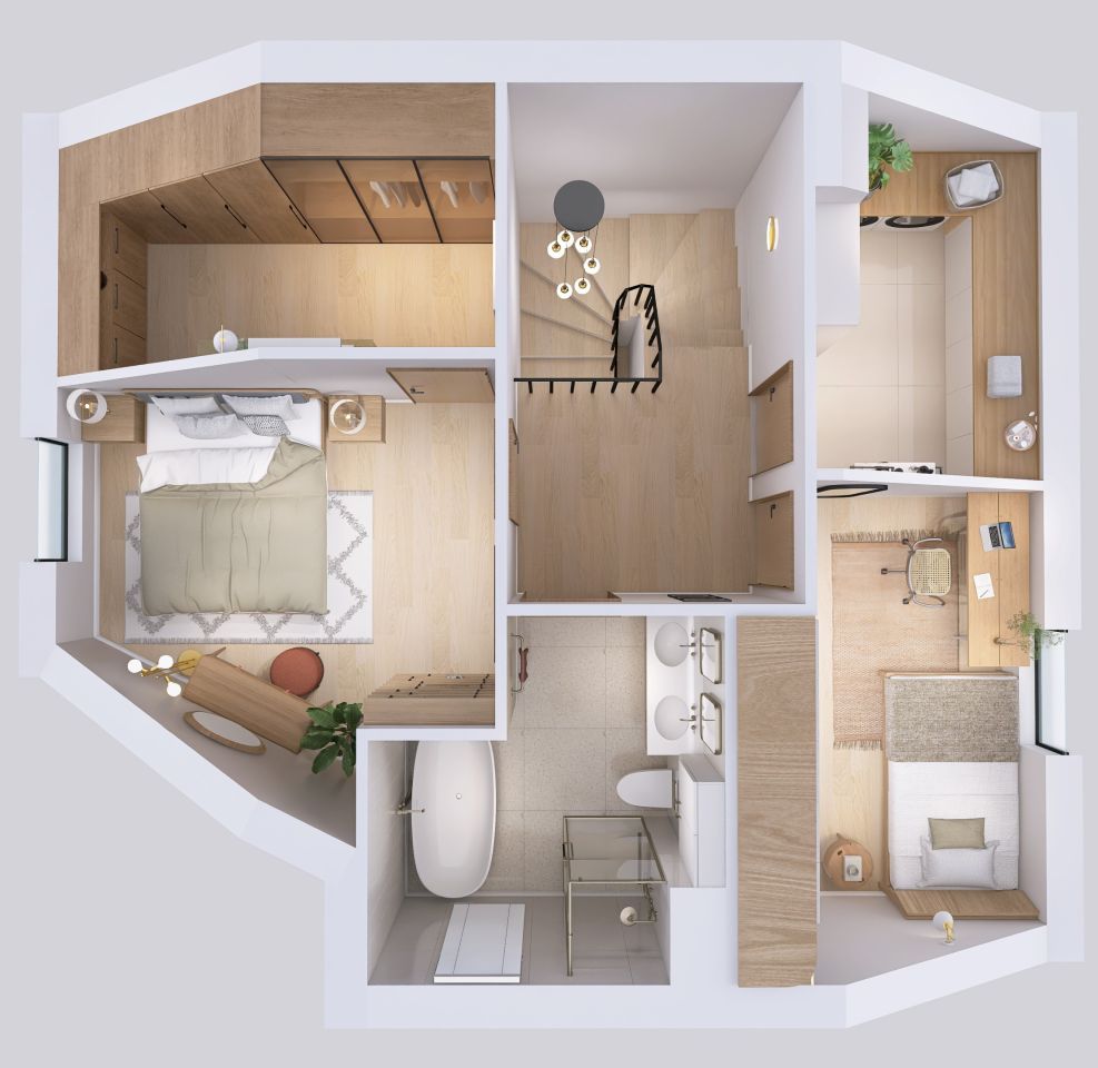 Mieszkanie 3-pokojowe Wrocław Wojszyce, ul. Kazimiery Iłłakowiczówny. Zdjęcie 13